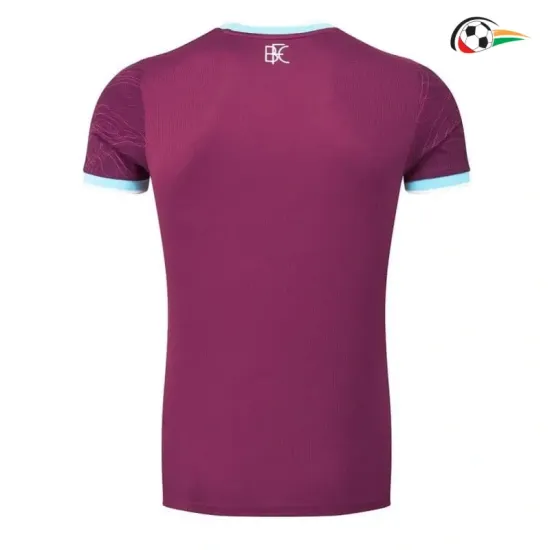 Camisa Titular Burnley FC 2025/2026 Borgonha