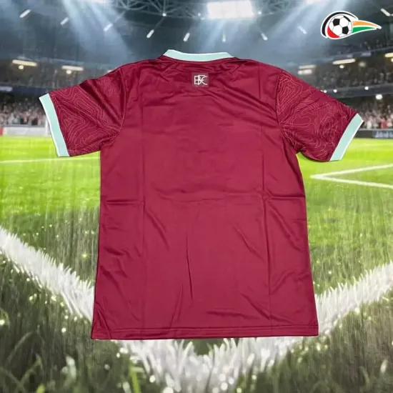 Camisa Titular Burnley FC 2025/2026 Borgonha