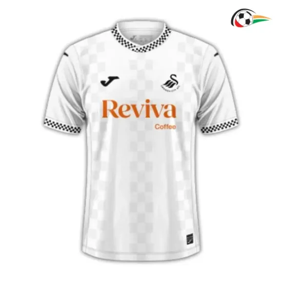 Camisa Titular Swansea City 2025/2026 Branco