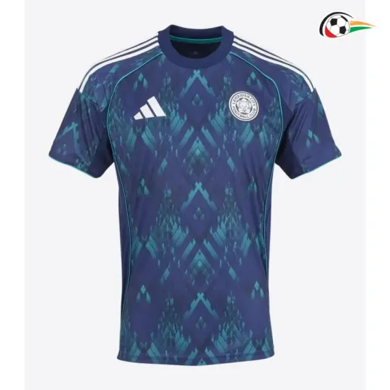 Camisa Reserva Leicester City 2025/2026 Azul/Azul Marinho