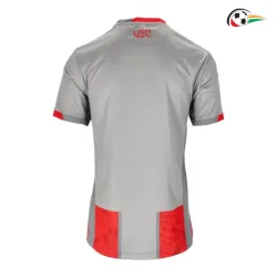 Camisa Titular US Cremonese 2025/2026 Vermelho/Cinza