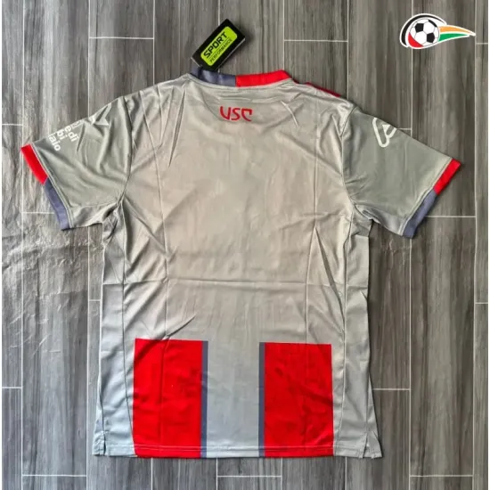 Camisa Titular US Cremonese 2025/2026 Vermelho/Cinza