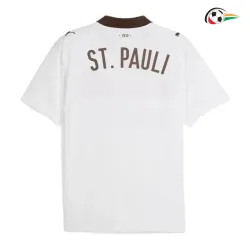 Camisa Reserva FC St. Pauli 2025/2026 Branco