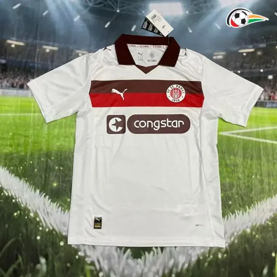 Camisa Reserva FC St. Pauli 2025/2026 Branco