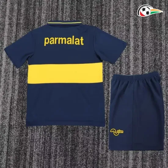 Camisa Retrô Titular Infantil Boca Juniors 1993/95 Azul/Amarelo