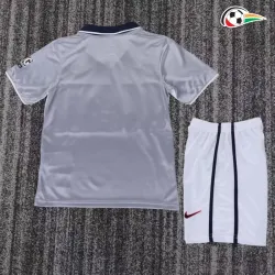 Camisa Retrô Reserva Infantil PSG 2000/01 Cinza