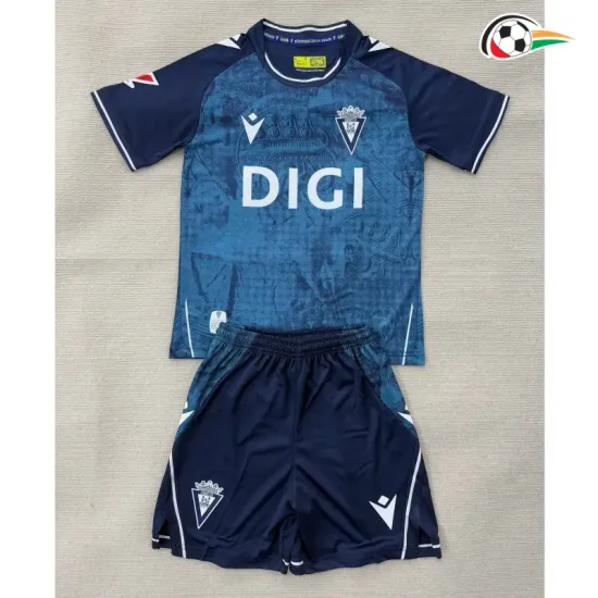 Camisa Alternativa Infantil Cadiz 2025/2026 Azul