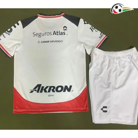 Camisa Reserva Infantil Atlas FC 2025/2026 Branco