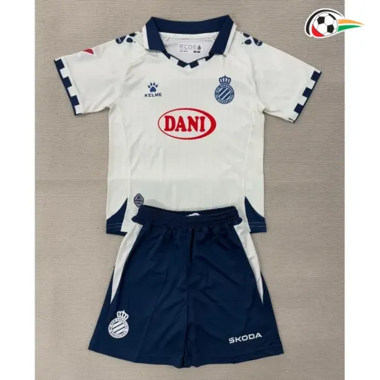 Camisa Reserva Infantil Espanyol 2025/2026 Branco
