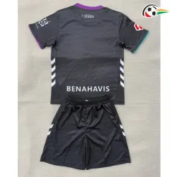 Camisa Reserva Infantil Málaga CF 2025/2026 Preto