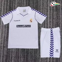 Camisa Retrô Titular Infantil Real Madrid 1988/90 Branco