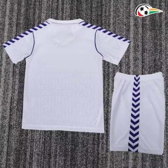 Camisa Retrô Titular Infantil Real Madrid 1988/90 Branco