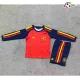 Camisa Titular Infantil España Copa do Mundo 2026 Vermelho/Azul Manga Longa