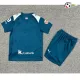 Camisa Alternativa Infantil Alavés 2025/2026 Verde com Patch da La Liga
