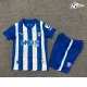 Camisa Titular Infantil Alavés 2025/2026 Azul/Branco com Patch da La Liga