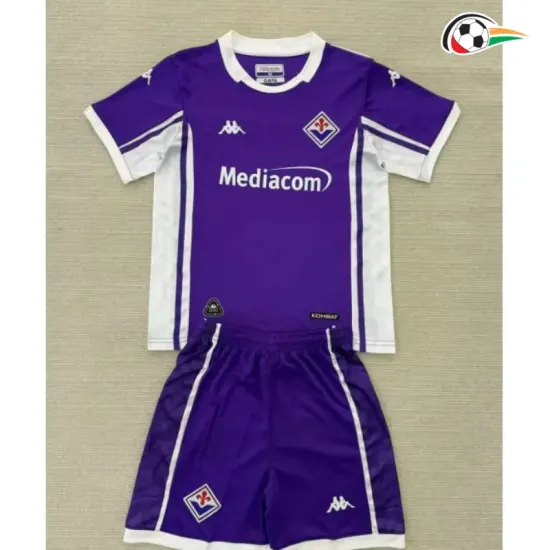 Camisa Titular Infantil Fiorentina 2025/2026 Roxo
