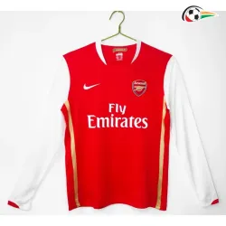 Camisa Retrô Titular Arsenal 2006/07 Vermelho Manga Longa