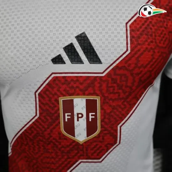 Camisa Titular Versão Jogador Perú 2026 Branco