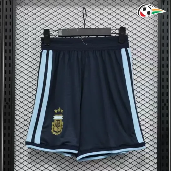Shorts de Futebol Titular Versão Jogador Argentina 2026 Azul Marinho