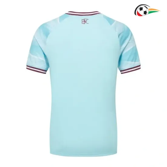 Camisa Reserva Burnley FC 2025/2026 Azul Claro
