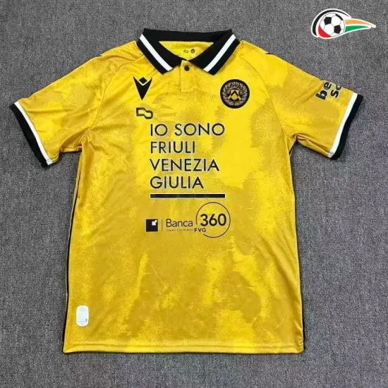 Camisa Alternativa Udinese Calcio 2025/2026 Amarelo