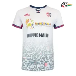 Camisa Reserva Cagliari Calcio 2025/2026 Branco