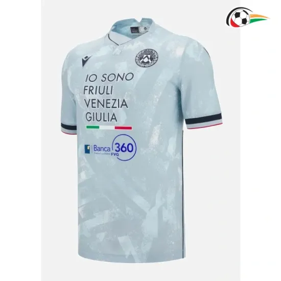 Camisa Reserva Udinese Calcio 2025/2026 Azul Céu