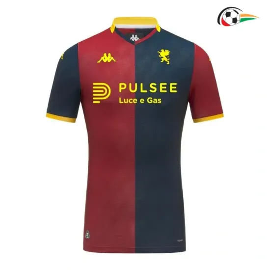 Camisa Titular Genoa CFC 2025/2026 Vermelho/Azul