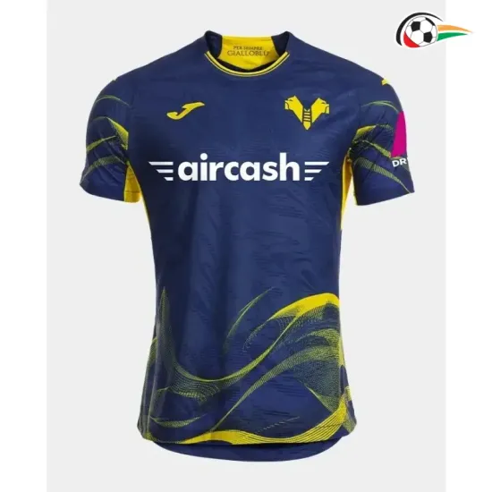 Camisa Titular Hellas Verona 2025/2026 Azul Marinho