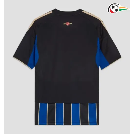 Camisa Titular Pisa 2025/2026 Azul/Preto