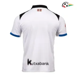 Camisa Reserva Alavés 2025/2026 Branco/Azul com Patch da La Liga