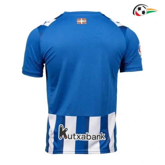 Camisa Titular Alavés 2025/2026 Azul/Branco com Patch da La Liga