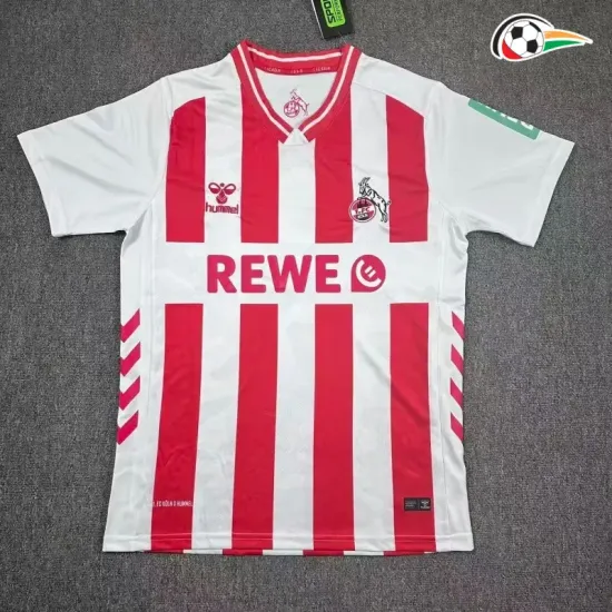 Camisa Titular FC Köln 2025/2026 Vermelho/Branco