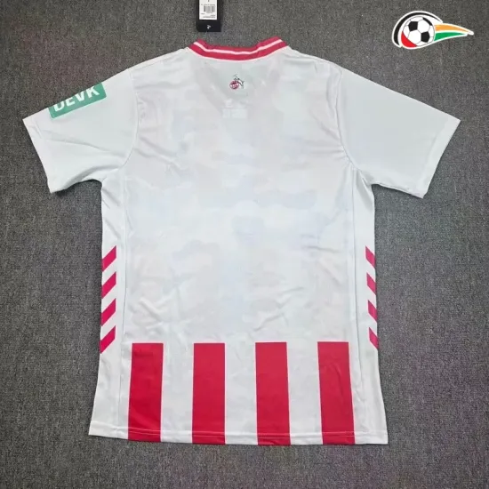 Camisa Titular FC Köln 2025/2026 Vermelho/Branco