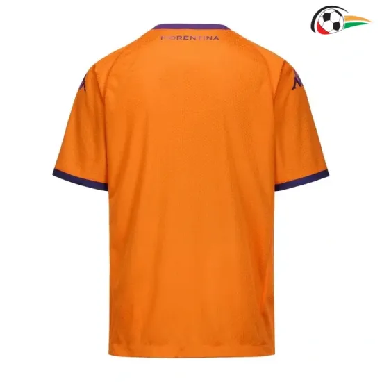 Camisa 4 Fiorentina 2025/2026 Laranja/Roxo