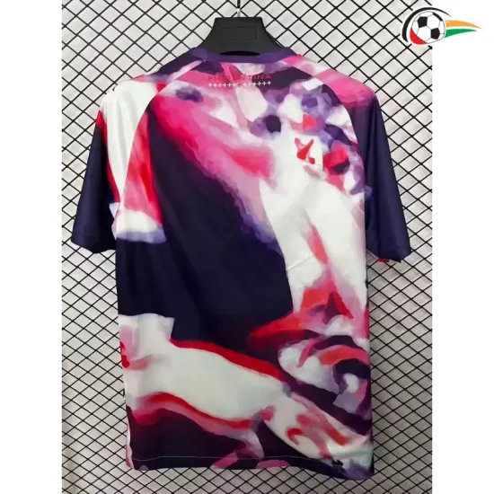 Camisa 4 Fiorentina 2025/2026 Laranja/Roxo