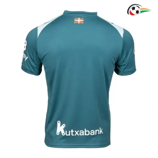 Camisa Alternativa Alavés 2025/2026 Verde com Patch da La Liga