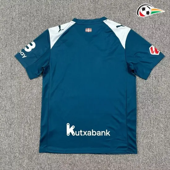 Camisa Alternativa Alavés 2025/2026 Verde com Patch da La Liga