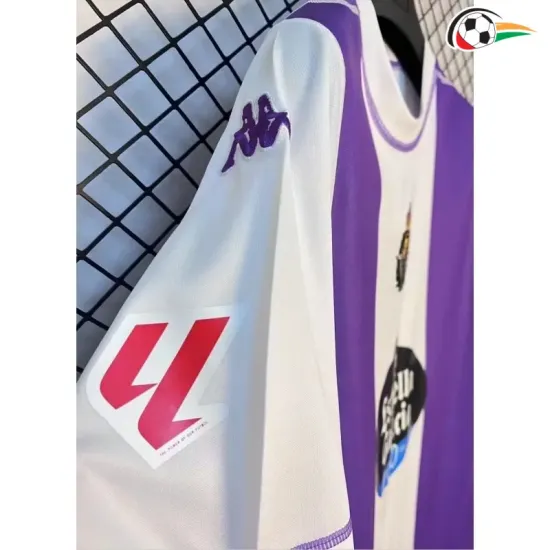 Camisa Real Valladolid 2025/2026 Edição Especial Roxo/Branco com Patch da La Liga