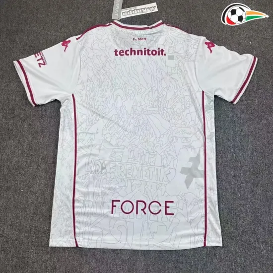 Camisa Reserva FC Metz 2025/2026 Branco