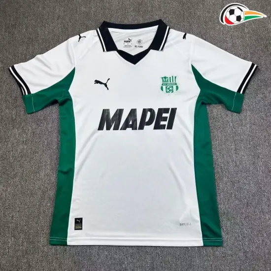 Camisa Reserva Sassuolo 2025/2026 Branco/Verde