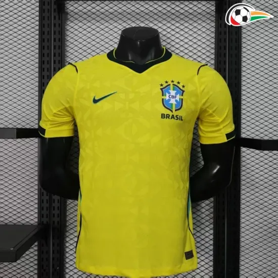 Camisa Titular Versão Jogador Brasil Copa do Mundo 2026 Amarelo