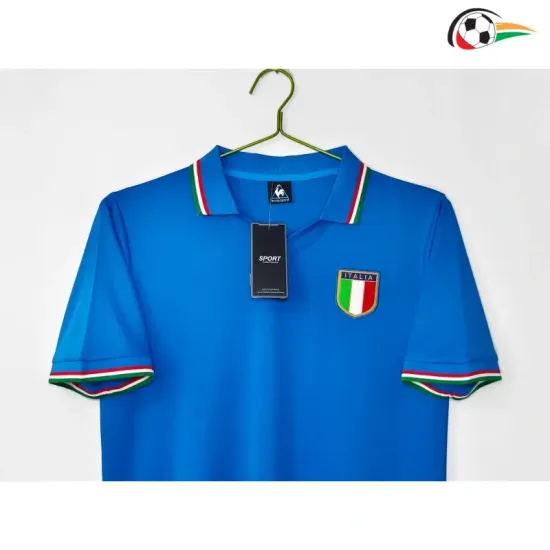 Camisa Retrô Titular Italia 1982 Azul