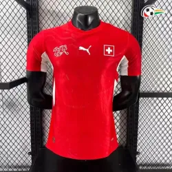 Camisa Titular Versão Jogador Suiza Copa do Mundo 2026 Vermelho