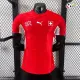 Camisa Titular Versão Jogador Suiza Copa do Mundo 2026 Vermelho