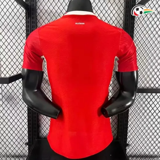 Camisa Titular Versão Jogador Suiza Copa do Mundo 2026 Vermelho