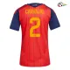 Camisa Titular Feminina Carvajal 2 España 2026 Vermelho/Azul