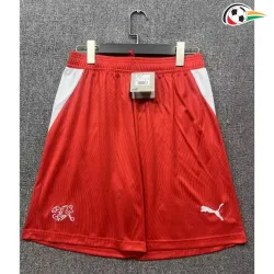 Shorts de Futebol Titular Suiza Copa do Mundo 2026 Vermelho