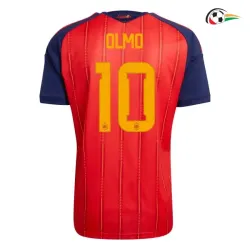 Camisa Titular Olom 10 España 2026 Vermelho/Azul