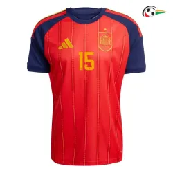 Camisa Titular Baena 15 España 2026 Vermelho/Azul